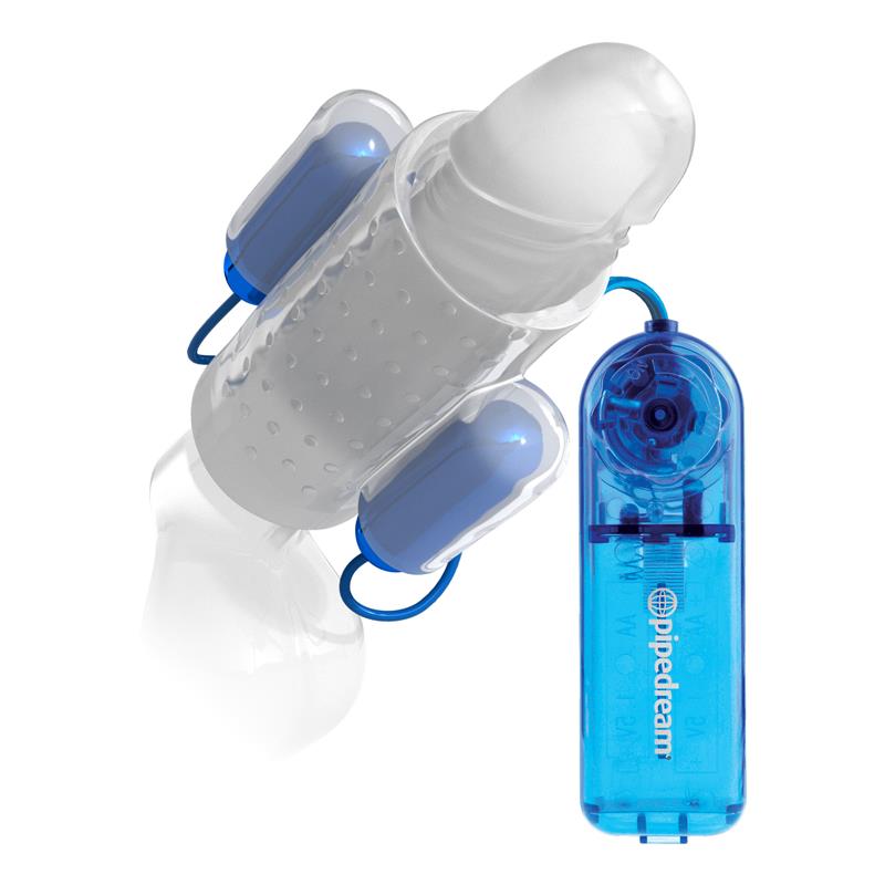 Funda para Pene Doble Vibración Transparente