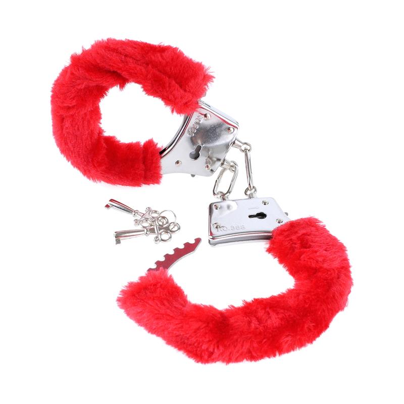 Esposas con Pelo para Principiantes Rojo