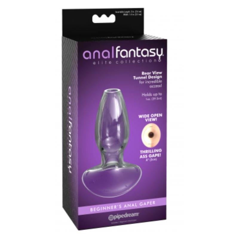 Plug Anal para Principiantes Anal Gaper Transparente