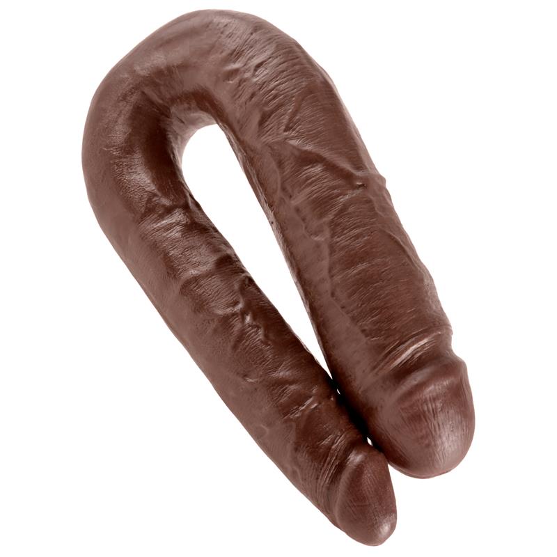 King Cock Pene Doble Penetración Grande - Color Marrón
