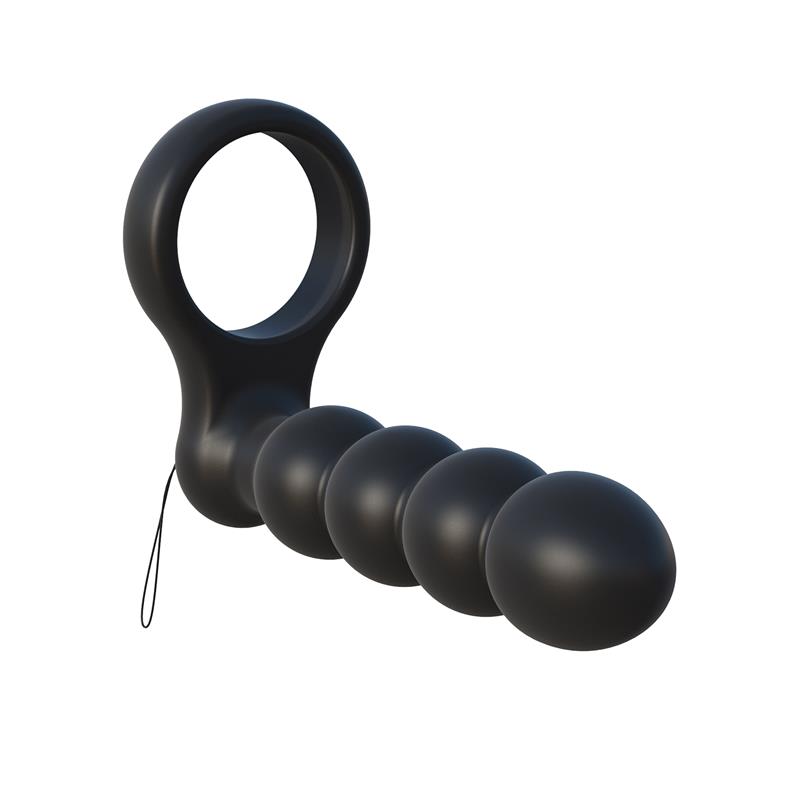 Fantasy C-Ringz Anillo Doble Penetrador con Control Remoto Color Negro