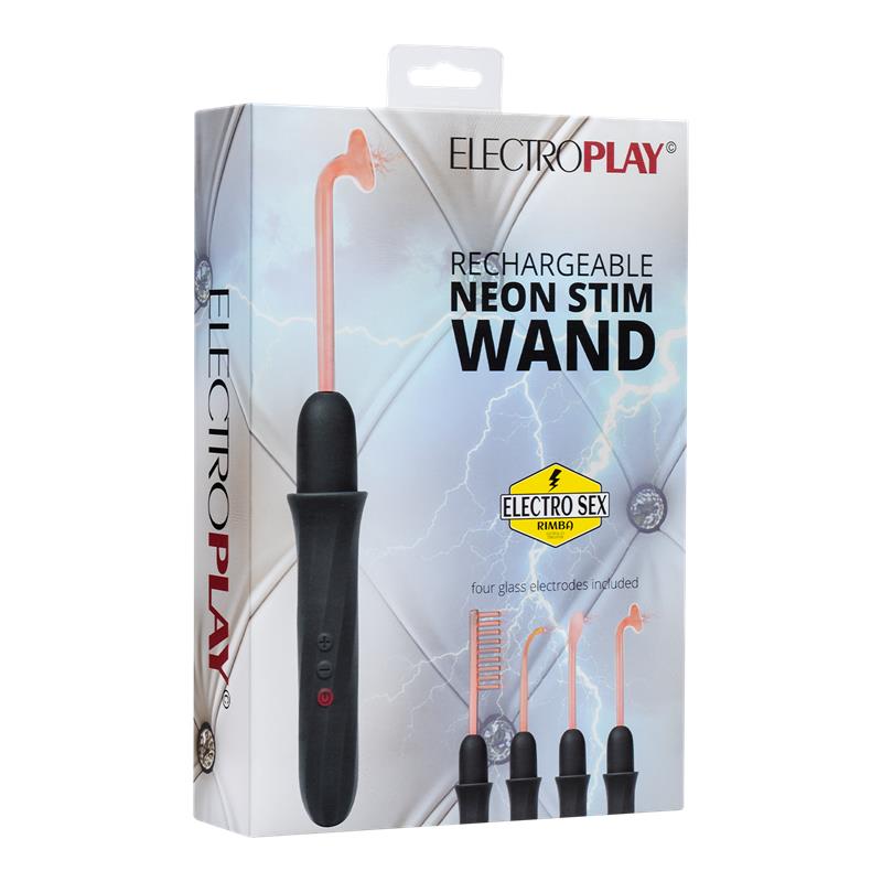 Varita Neon Stim con 4 Electrodos de Vidrio