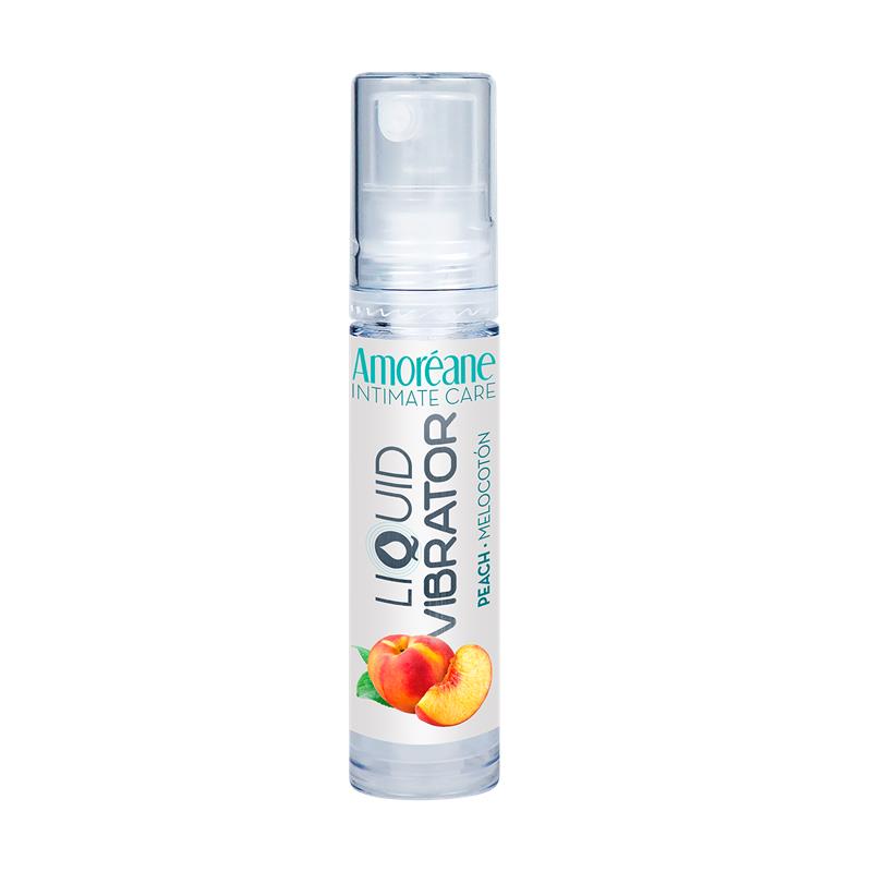 Vibrador Líquido Base Agua Melocotón 10 ml