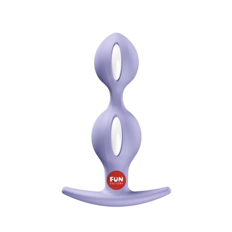 B Balls Duo Plug Anal Púrpura