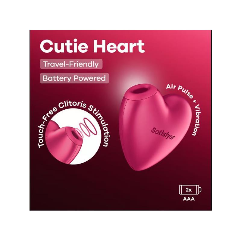 Cutie Heart Succionador de Clítoris Battery Series