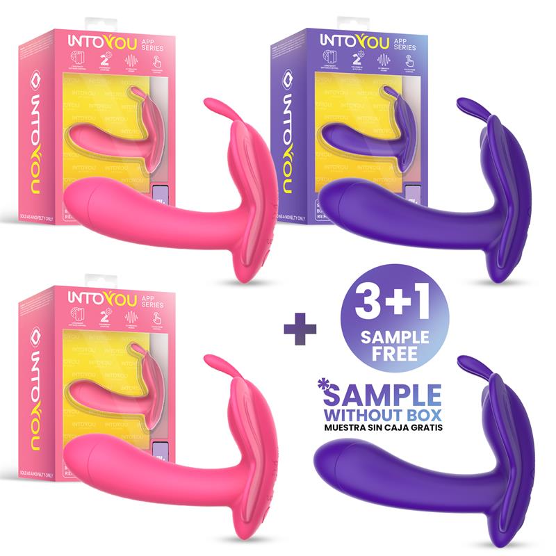 Pack 3+1 Wingy Estimulador Mariposa con APP