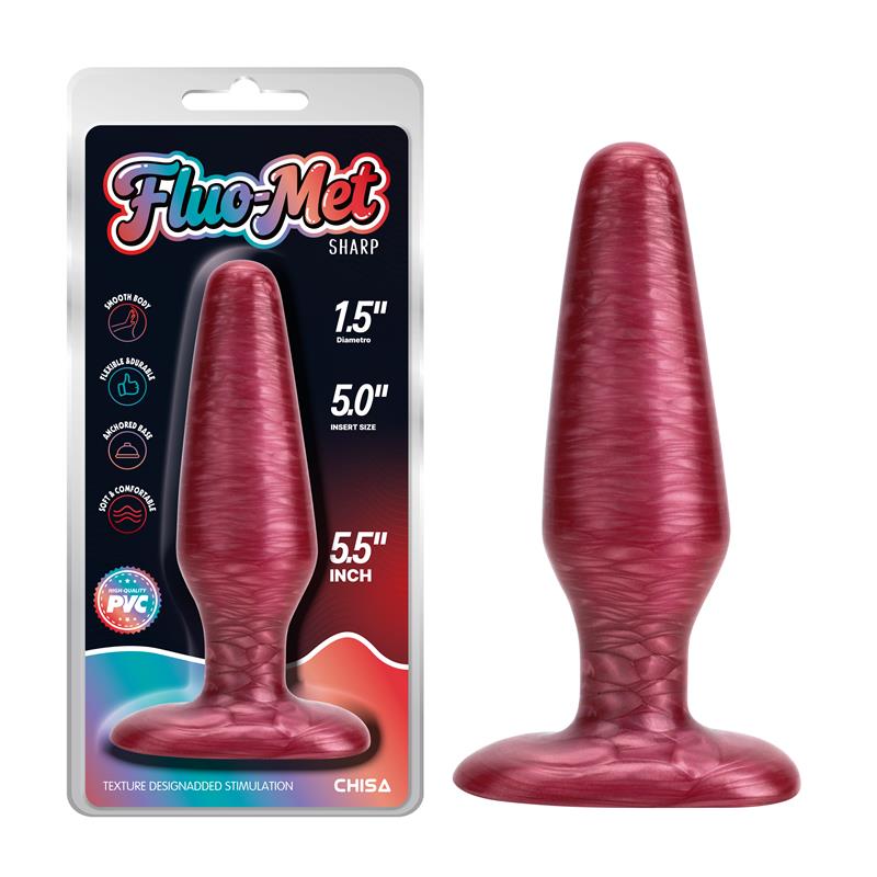 Sharrp Red Plug Anal Rojo 5.5 - 13.9 cm