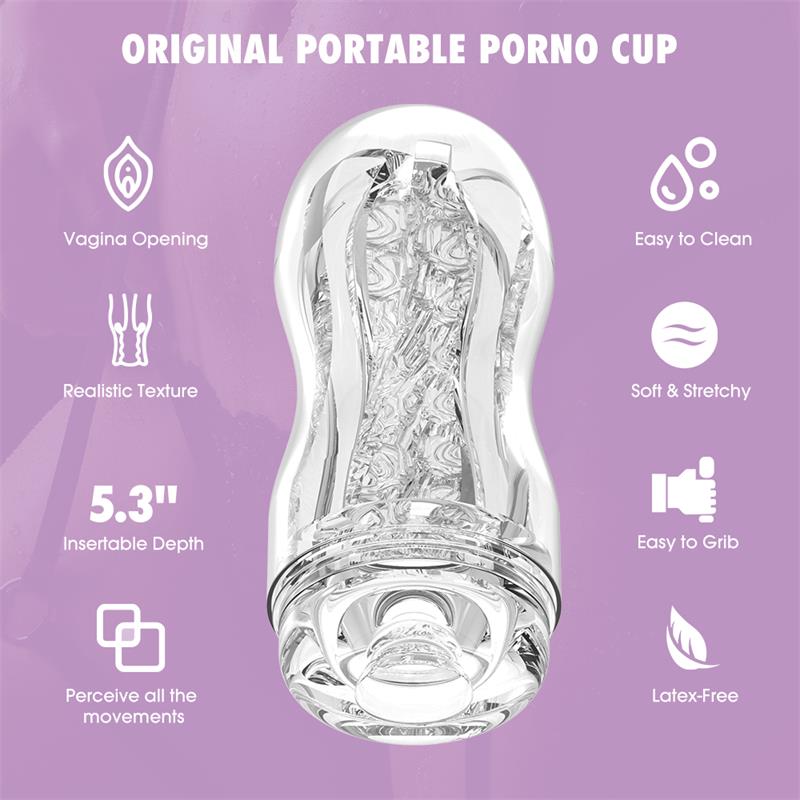 Original Portable Porno Cup Masturbador